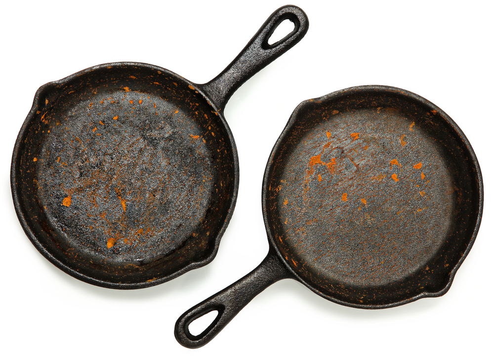 Old Rusted Pots and Pans